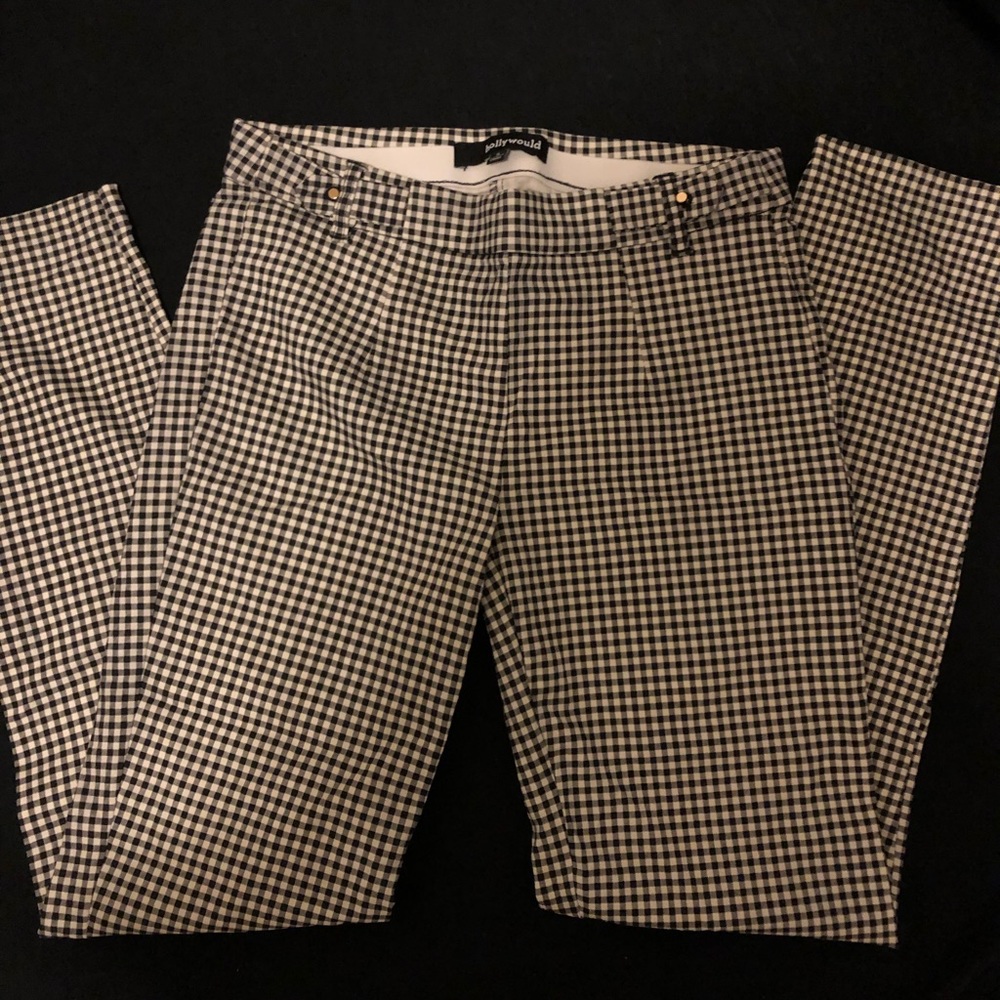 Checkered Plaid Jeggings